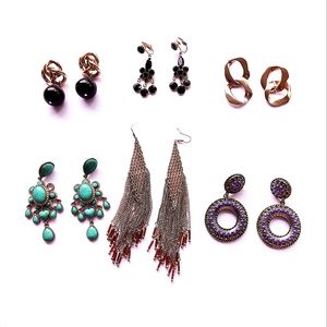 Lot of VINTAGE EARRINGS